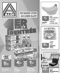 Catalogue ALDI 21 Août – 4 Septembre 2023 page 1 vignette